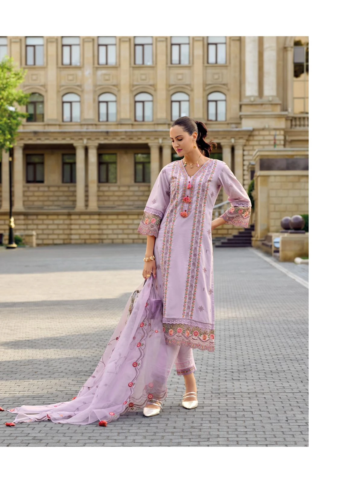 Kailee Fashion Tehjeeb Pure Cotton Wholesale Fancy Readymade Salwar Suit Catalog — Wholesale, Kailee Fashion wholesale from Surat — view 2